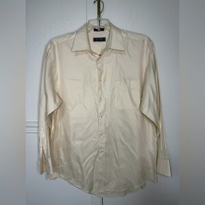 Roberto Villini Cream Dress Shirt for Men